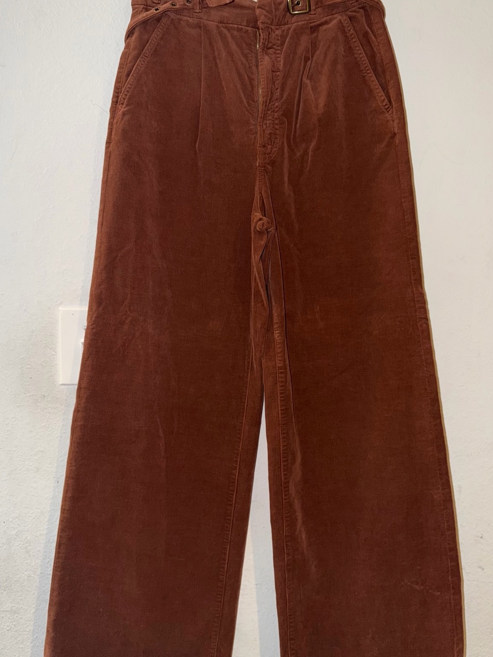 MOTHER Wide Pants in Deep Brown